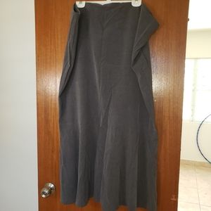 Long gray plus size  skirt